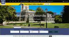 Desktop Screenshot of alexanderandco.co.uk